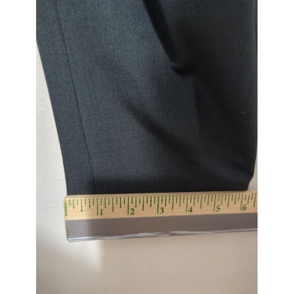 Hugo Boss Mens Al Capone Chicago Blazer Dark Green Wool Double Breasted Size 44L - Picture 12 of 12